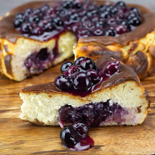 Blueberry Basque